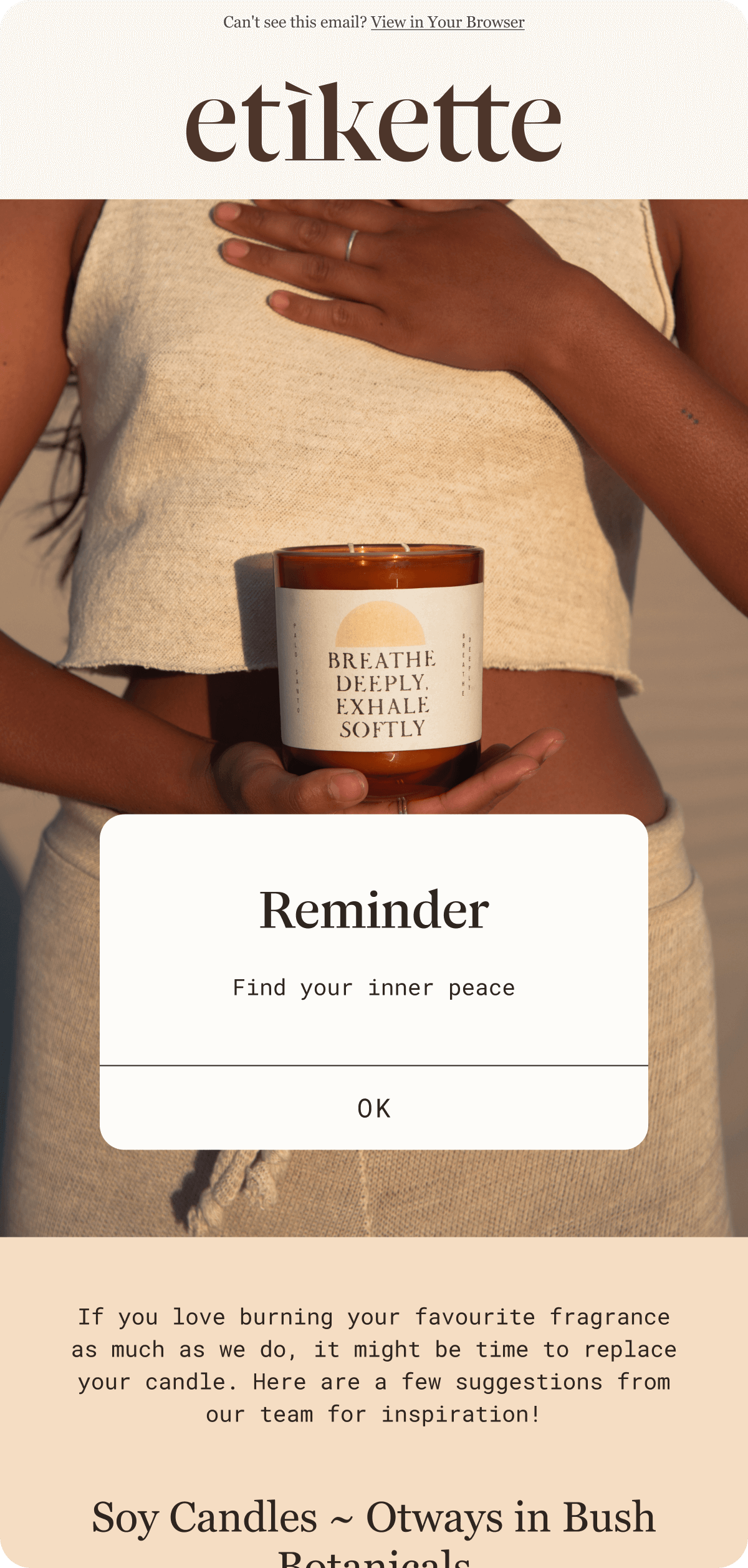 18 - Post-Purchase Journey - c. Replenishment Reminders (candle)